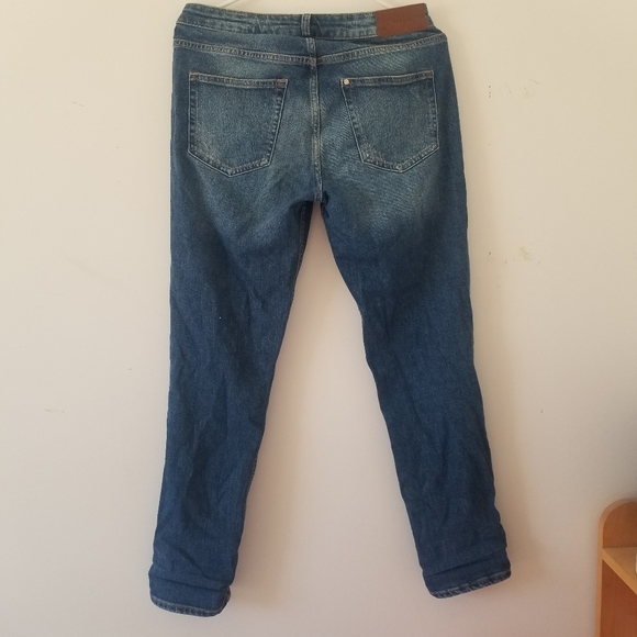 H&M Distressed Girlfriend Jeans - Picture 3 of 4